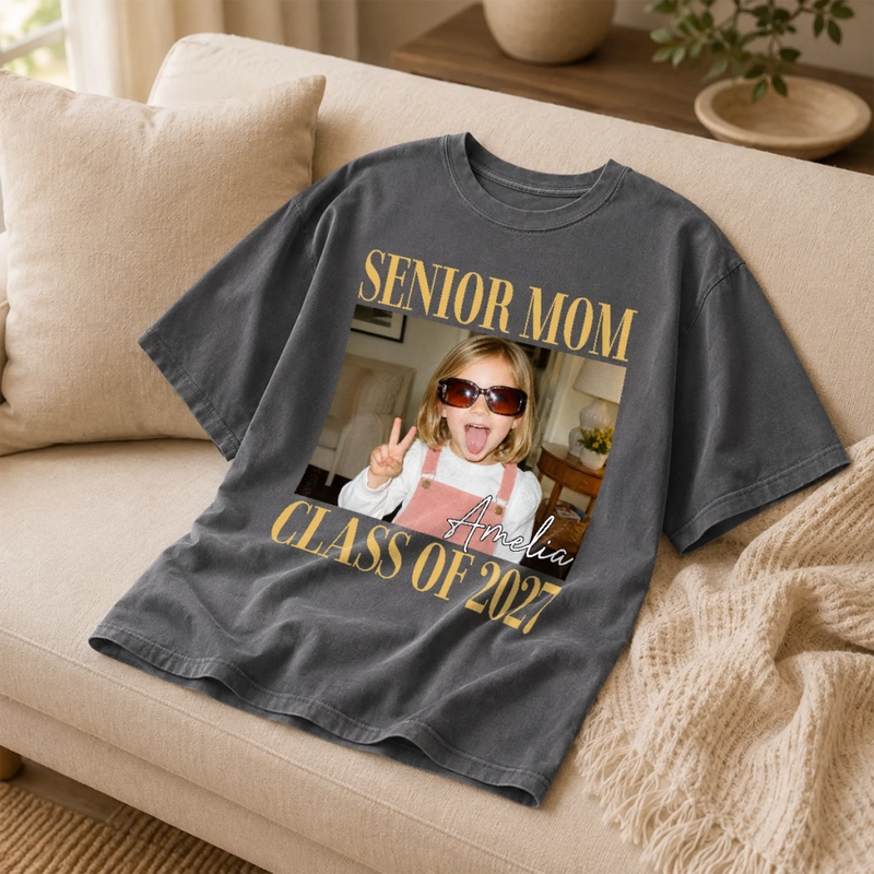 Custom Photo Comfort T-Shirt - Personalized Graduation Gifts For Him, Her - The Future Starts Here
