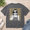 Custom Photo Comfort T-Shirt - Personalized Graduation Gifts For Him, Her - Caps Off To Success