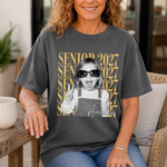 Custom Photo Senior 2027 Graduation Gifts - Personalized Comfort T-Shirt