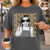 Custom Photo Comfort T-Shirt - Personalized Graduation Gifts For Him, Her - Caps Off To Success