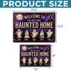 Custom Ghost Home Decor Metal Sign - Personalized Halloween Birthday Gifts For Mom, Dad, Brother, Sister - Ghosts Live Here Full Time