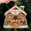 Custom Gingerbread Acrylic Ornament - Personalized Christmas Birthday Gifts For Mom, Dad, Brother, Sister - Sweet Memories Together