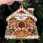Custom Gingerbread Acrylic Ornament - Personalized Christmas Birthday Gifts For Mom, Dad, Brother, Sister - Sweet Memories Together
