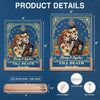 Custom Photo Day Of The Dead Shaped 3D LED Walnut Night Light - Personalized Anniversary Wedding Gifts For Husband And Wife, Him And Her - Eternal Love, Timeless Glow