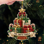 Custom Acrylic Ornament - Personalized Christmas Birthday Gifts For Mom, Dad, Brother, Sister - Wrapped In Love Always