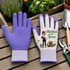 Custom Coated Grip Gardening Gloves - Personalized Birthday Garden Gifts For Gardeners - My Happy Garden Corner