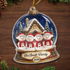 Custom Snowman Acrylic Ornament - Personalized Christmas Birthday Gifts For Mom, Dad, Brother, Sister - Together In Our Winter Wonderland