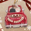 Custom First Christmas Acrylic Ornament - Personalized Anniversary Christmas Wedding Gifts For Husband And Wife, Him And Her - Riding Into Forever Love