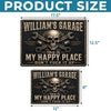 Custom Home Decor Metal Sign - Personalized Birthday Gifts For Husband, Son, Grandson, Brother, Grandpa, Dad, Yourself, Mechanic - Just Fix It Yourself