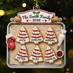 Custom Acrylic Ornament - Personalized Christmas Birthday Gifts For Family - Joy Feels Like Family