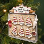 Custom Acrylic Ornament - Personalized Christmas Birthday Gifts For Family - Joy Feels Like Family