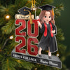 Custom Acrylic Ornament - Personalized Christmas Graduation Gifts For Him, Her - The Future Belongs To You