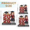 Custom Acrylic Ornament - Personalized Christmas Graduation Gifts For Him, Her - The Future Belongs To You
