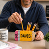 Custom Wooden Pencil Holder - Personalized Teacher Appreciation, Back To School Gifts For Teachers - Teaching With Love Daily