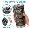 Custom Tumbler - Personalized Birthday Hunting Gifts For Hunters, Husband, Son, Grandson, Brother, Grandpa, Dad, Yourself - Born To Hunt And Explore