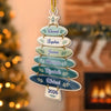 Custom Acrylic Ornament - Personalized Christmas Birthday Gifts For Mom, Dad, Brother, Sister - Together Around The Tree