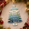 Custom Acrylic Ornament - Personalized Christmas Birthday Gifts For Mom, Dad, Brother, Sister - Together Around The Tree