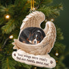 Custom Photo Acrylic Ornament - Personalized Pet Christmas Memorial Sympathy Gifts For Dogs, Cats - My Best Friend Forever Always