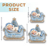 Custom First Christmas Acrylic Ornament - Personalized Christmas Baby Shower, Gender Reveal Gifts For New Moms, New Dads, New Parents - Precious Little Bundle Of Joy