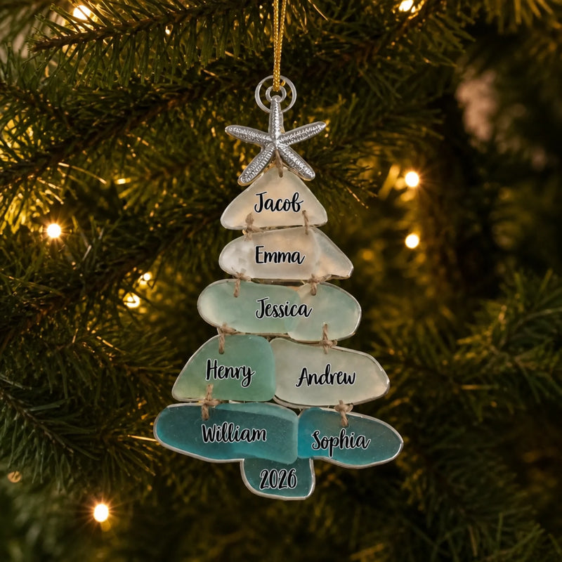 Custom Acrylic Ornament - Personalized Christmas Birthday Gifts For Mom, Dad, Brother, Sister, Kids - Home Is Where Love Grows