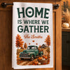 Custom Kitchen Towel - Personalized Autumn Birthday Gifts For Mom, Dad, Brother, Sister - Home Sweet Fall Home