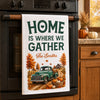 Custom Kitchen Towel - Personalized Autumn Birthday Gifts For Mom, Dad, Brother, Sister - Home Sweet Fall Home
