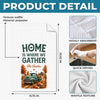 Custom Kitchen Towel - Personalized Autumn Birthday Gifts For Mom, Dad, Brother, Sister - Home Sweet Fall Home