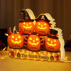 Custom Pumpkin Shaped Light Box - Personalized Halloween Decor Birthday Gifts For Mom, Dad, Brother, Sister - Trick Or Treat Little Sweeties