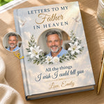 Custom Photo Hardcover Journal - Personalized  Memorial Sympathy Gifts For Loss Of Mom, Dad - Missing You Every Single Day