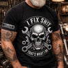 Custom T-Shirt - Personalized Birthday Gifts For Husband, Son, Grandson, Brother, Grandpa, Dad, Yourself - No Problem I Can't Fix