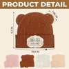Custom Baby Beanie And Mittens Set - Personalized Baby Shower, Gender Reveal Gifts For New Moms, New Dads, New Parents, Dog Cat Lovers - Surrounded By Love And Paws