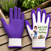 Custom Coated Grip Gardening Gloves - Personalized Birthday Garden Gifts For Gardeners - Just A Garden Girl