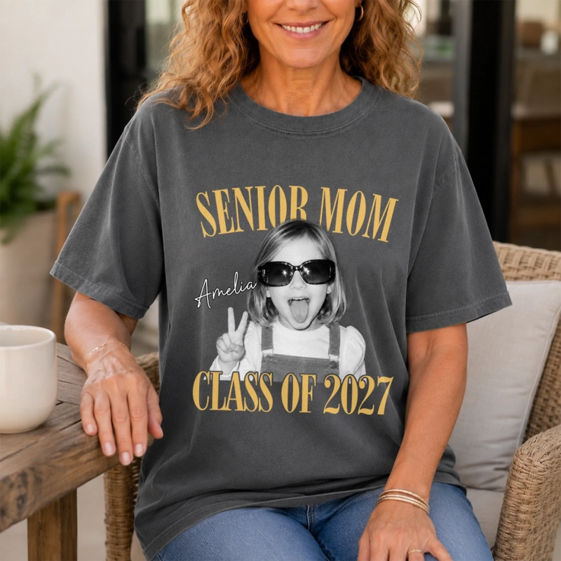 Custom Photo Comfort T-Shirt - Personalized Graduation Gifts For Him, Her - The Next Chapter Begins
