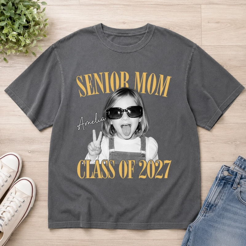 Custom Photo Comfort T-Shirt - Personalized Graduation Gifts For Him, Her - The Next Chapter Begins