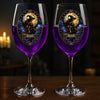 Custom Witchy Stemmed Wine Glass - Personalized Halloween Gifts For Witch, Wife, Daughter, Besties, Sisters, Granddaughter, Grandma, Mom, Yourself - My Daily Witchy Ritual