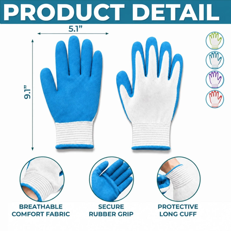 Custom Coated Grip Gardening Gloves - Personalized Birthday Garden Gifts For Gardeners,  Husband, Son, Grandson, Brother, Grandpa, Dad, Yourself - Lawn Legend At Work