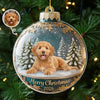 Custom Photo Acrylic Ornament - Personalized Christmas Birthday Gifts For Dog Cat Lovers, Dog Dad And Mom, Cat Owners - Merry Woofmas From The Goodest Pup