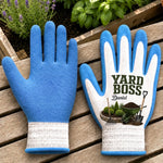 Custom Coated Grip Gardening Gloves - Personalized Birthday Garden Gifts For Gardeners, Dad, Grandpa - King Of The Backyard