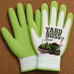 Custom Coated Grip Gardening Gloves - Personalized Birthday Garden Gifts For Gardeners, Dad, Grandpa - King Of The Backyard