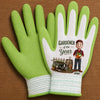 Custom Coated Grip Gardening Gloves - Personalized Birthday Garden Gifts For Gardeners,  Husband, Son, Grandson, Brother, Grandpa, Dad, Yourself - Gardener Of The Year