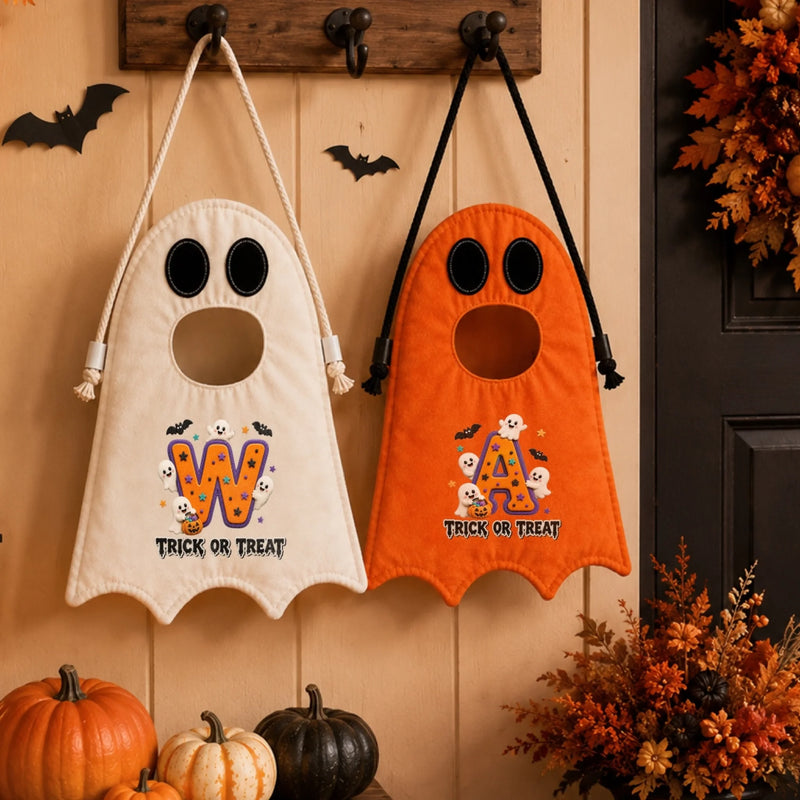 Custom Ghost Bag - Personalized Halloween  Birthday Gifts For Kids - Little Spook Big Smile