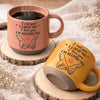 Custom Printed Pottery Mug - Personalized Anniversary Wedding Gifts For Husband And Wife, Him And Her - Sealed With Pinky Promises