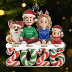 Custom Acrylic Ornament - Personalized Christmas Birthday Gifts For Family, Dog Cat Lovers - Our Little World