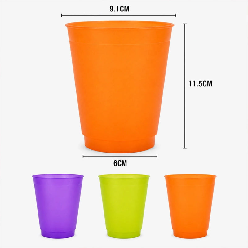 Custom Halloween Party Cups - Personalized Halloween Birthday Gifts For Mom, Dad, Brother, Sister - Spooky Nights Happy Hearts