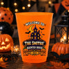 Custom Halloween Party Cups - Personalized Halloween Birthday Gifts For Mom, Dad, Brother, Sister - Boo And Family Fun