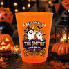 Custom Halloween Party Cups - Personalized Halloween Birthday Gifts For Mom, Dad, Brother, Sister - Creepy Cute Together