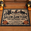Custom Home Decor Decorative Mat - Personalized Halloween Decor Birthday Gifts For Mom, Dad, Brother, Sister, Kids - A Little Spooky A Lot Of Love