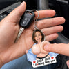 Custom Photo Squishy Acrylic Keychain - Personalized Anniversary Wedding Gifts For Husband And Wife, Him And Her - Hands On The Squish