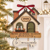 Custom New Home Wooden Ornament With Tag - Personalized Anniversary Christmas Wedding Gifts For Husband And Wife, Him And Her - Where New Memories Begin