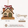 Custom New Home Wooden Ornament With Tag - Personalized Anniversary Christmas Wedding Gifts For Husband And Wife, Him And Her - Where New Memories Begin